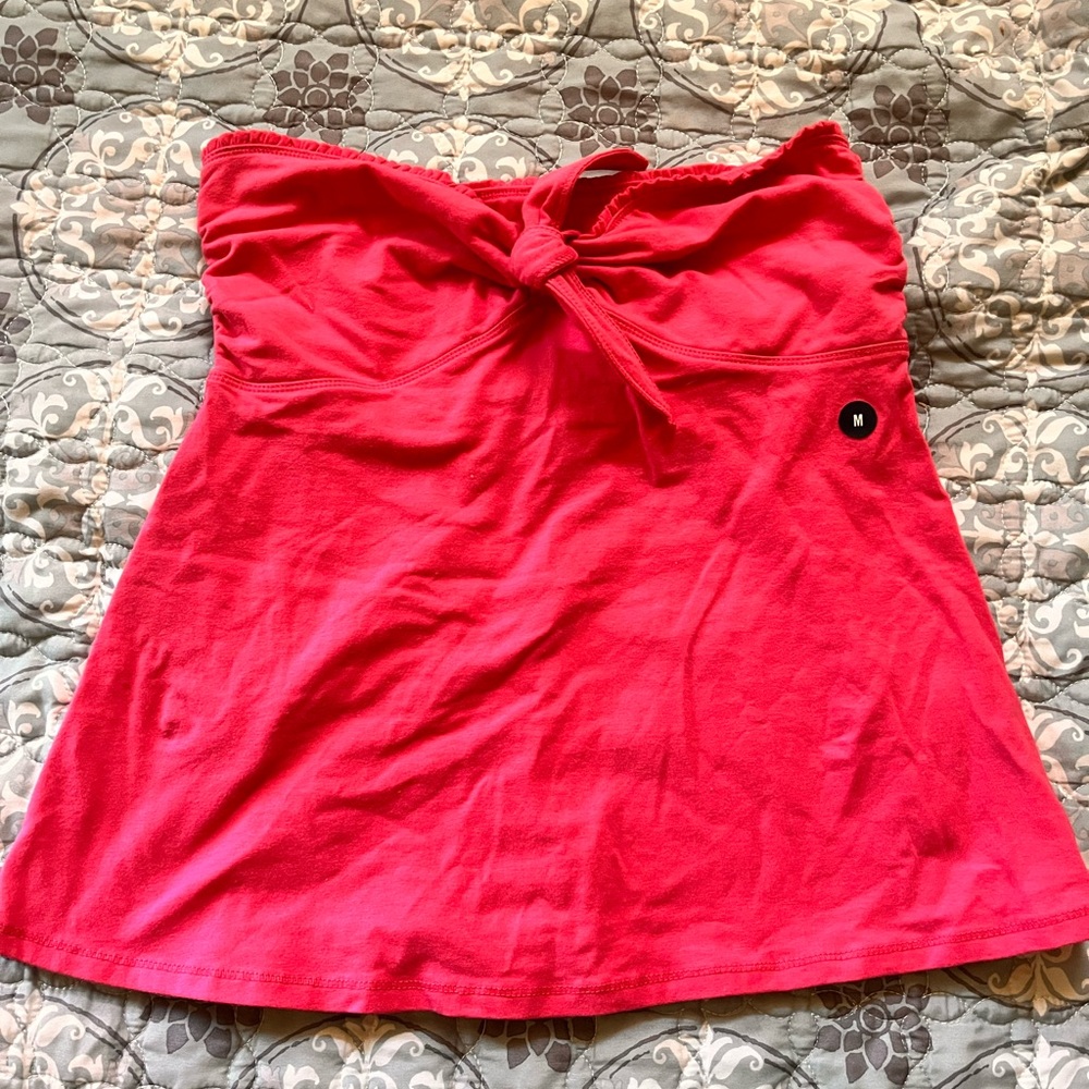 Hollister Bright Pink A-Line strapless tube top